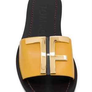 Tom Ford yellow shoes